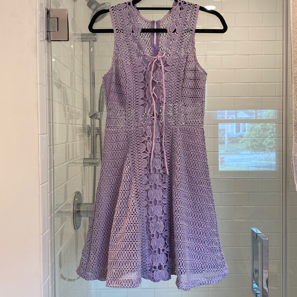 Aqua lilac small summer dress.  Lovely feel